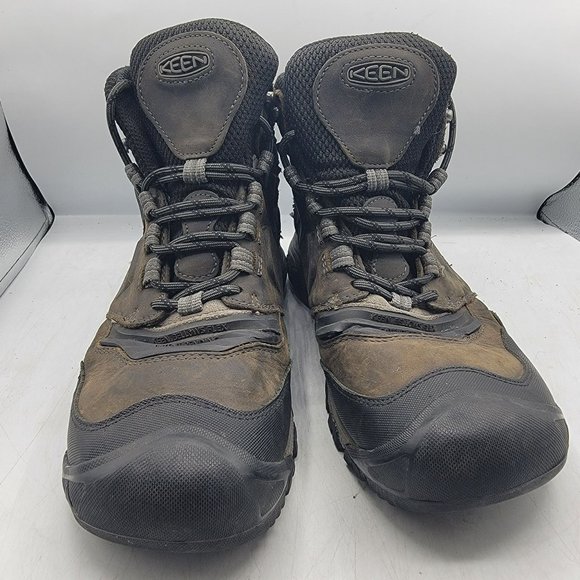 Keen Ridge Flex Mens Size 11 Brown Mid Height Waterproof Hiking Boots 1024911 - Picture 2 of 16